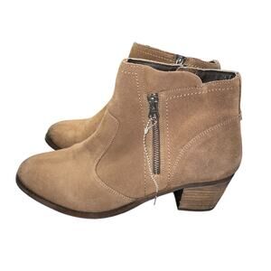 Earth West Ralston Distressed Brown Suede Boots size 11 Wide NEW